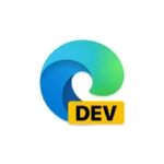 microsoft edge dev android application logo